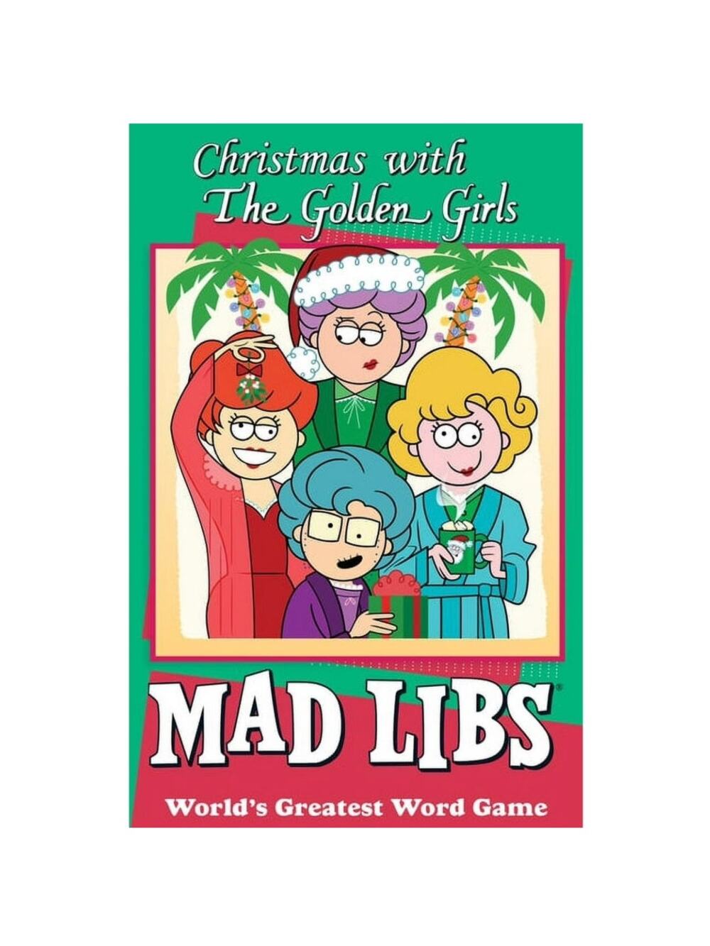 NWOT Christmas with the Golden Girls Mad Libs : World's Greatest Word Game